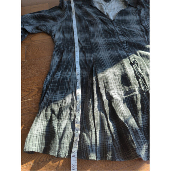 Torrid Fit And Flare Slub Button-Front Top Womens Sz 2 Fairy Y2K Dark Academia - Picture 7 of 12